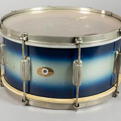 Slingerland Radio King Student model 1955-59 - Blur and Silver Duco, needs parts image 3