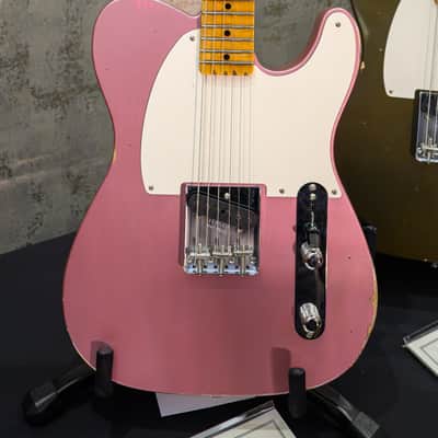 (Pre-Order) Fender 1956 Esquire - Relic With Closet Classic Hardware - 2026 Collection - Time Machine Series, Super Faded Burgundy Mist Metallic - 2026 Summer Dealer Event #151 image 1