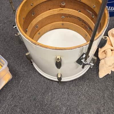 Slingerland Radio King 12x14 floor tom 1950 - white wrap image 6