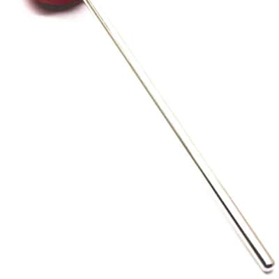 Kick Bass Drum Pedal Mallet Red Wood Beater Head Percussion Accessory image 3
