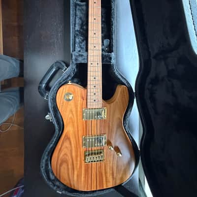 Custom Telecaster - Canary/Swamp Ash, Nitro, Gold and Lindy Fralin P-92s image 1