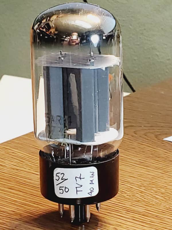 5AR4/GZ34 Sylvania "RCA"  O-Getter NOS/NIB MaxiMatcher2 Tested (1) tube lot image 1