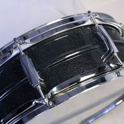 LUDWIG LM404 MOD Acrolite Black Galaxy Finish 14x5 Acrolite Snare Drum (09/14) image 8