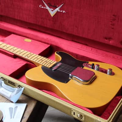 FENDER "Custom Shop 1951 Nocaster Journeyman Relic Aged Nocaster Blonde" HARDCASE, 3, 17 KG imagen 7