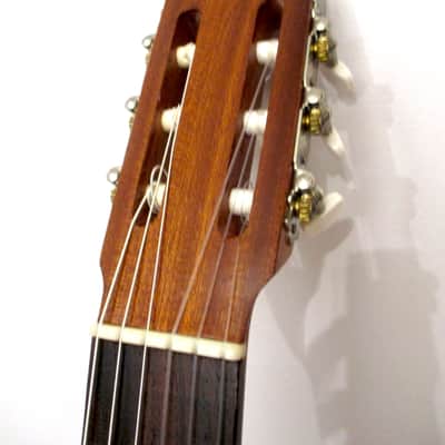 hand made solid cedar top vintage classical Spanish guitar new set up *bone nut and saddle* image 8