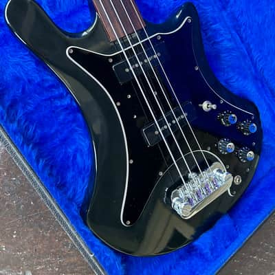 Guild B-302F Fretless Bass Guitar 1980 - Black image 19
