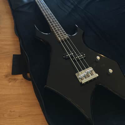 B.C. Rich Warlock Bass (P-Bass) Seymour Duncan SPB-3 Pickups & Gig Bag image 1