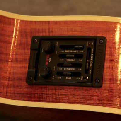 Tacoma Jumbo JK-50CE4 with Original Hard Case refinished KOA Back and Sides. image 5