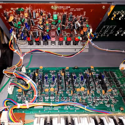 Roland Juno-106 61-Key Programmable Polyphonic Synthesizer 1984 - 1985 - Black *Serviced/overhauled/great condition* image 16