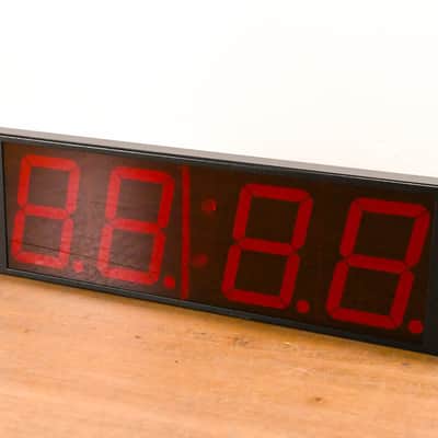 Masterclock TCD44 Time Code Display Studio Clock (NO POWER SUPPLY) CG01UW8 image 1