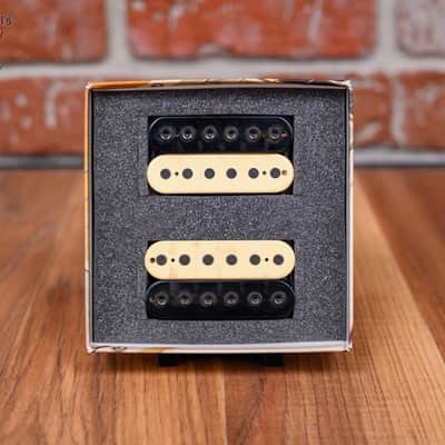 Bare Knuckle Painkiller Set with Aged Reverse Zebra Bobbins w/Black Bolts 53mm Trem Spacing image 2
