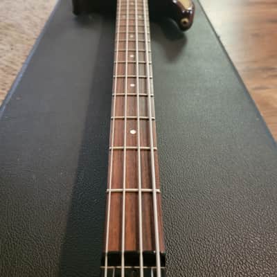 1991 Hamer USA Chaparral 4 String Bass Guitar Beautiful Honey Quilt Top/Back W/OHSC 8.5 Pounds image 12