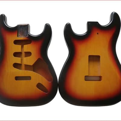 Brio Strat Style Body Poly Gloss 2pc Alder Vintage Sunburst image 1