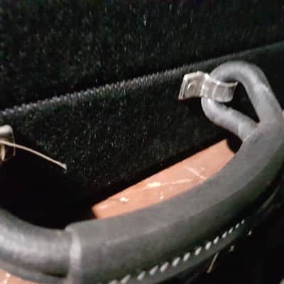 80's SOFT HAIR GUITAR CASE - fits Strat or TELE - RED image 9