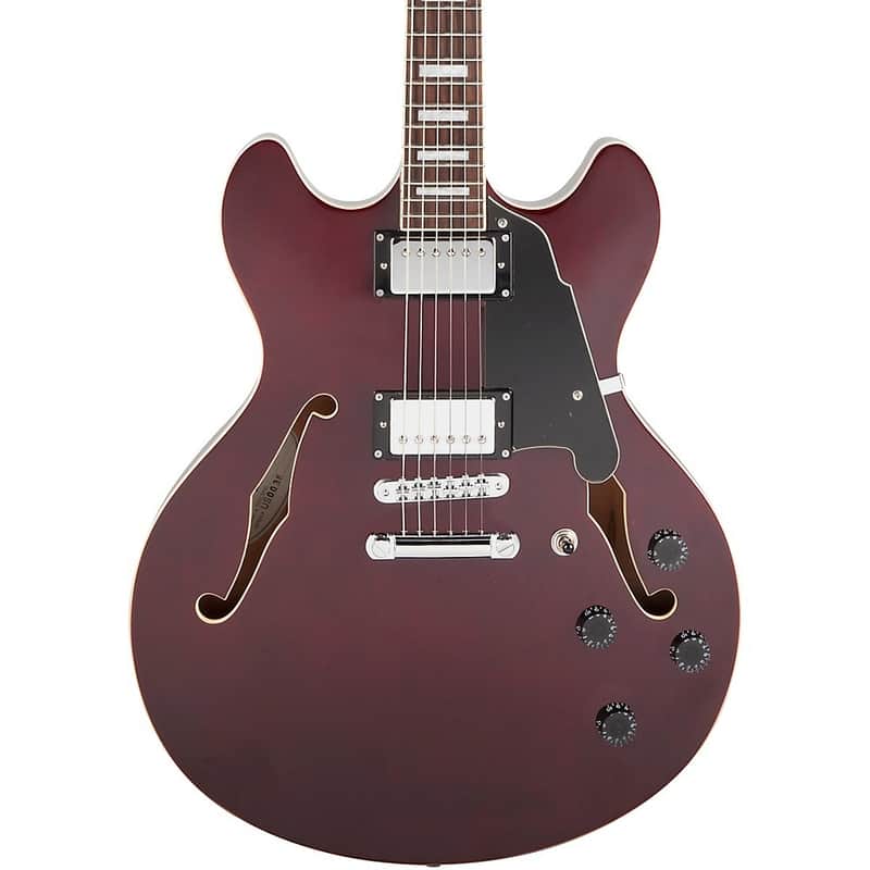 D'Angelico Premier DC Semi-Hollow Double Cutaway with Stop-Bar Tailpiece image 5