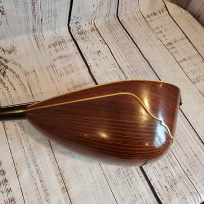 Vintage Favilla Brothers Bowl Back Mandolin circa 1912 w/original case image 2