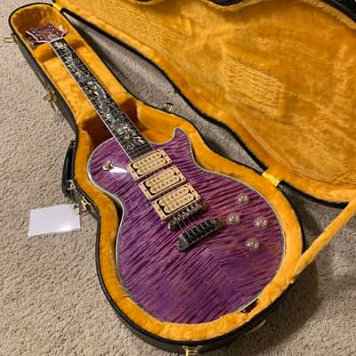DRAGON 🐉🐲! 2025 Gibson Custom Shop Les Paul Dragon Purple Denim Blue Trans Violet Pink Flame Top TV White Ebony Classic White CustomBuckers M2M Made To Measure Ultima Modern Supreme Burst Abalone Master Artisan Collector’s Limited Edition Figured image 22