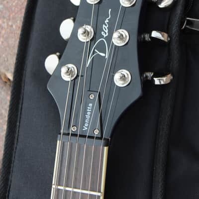 Dean Vendetta 4.0 Translucent Blue Quilted Top Guitar John Petrucci Liquifier Dimarzio Pickups! image 11
