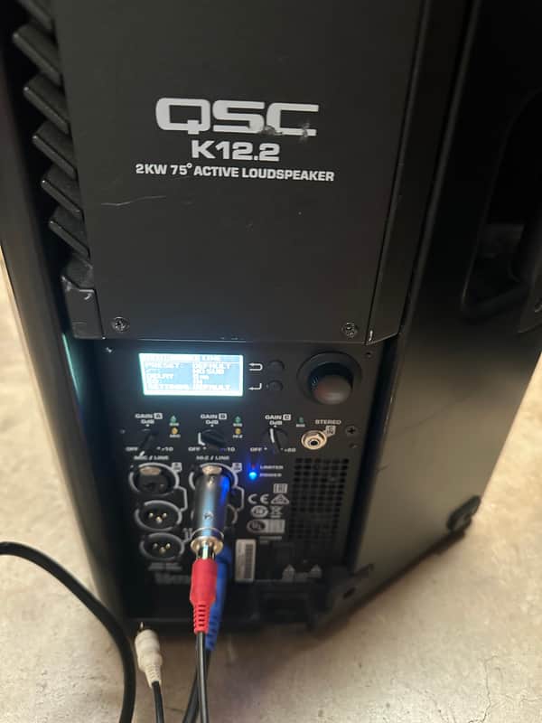 QSC K12.2 2-Way 2000-Watt 12" Active Loudspeaker 2010s - Black image 1