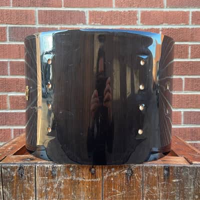 1960s Ludwig 9x13 Pre-Serial Super Classic Tom Drum Shell Black image 2