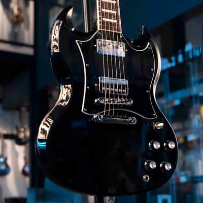 GIBSON SG STANDARD - EBONY WITH CASE AND BKP PICKUPS image 1