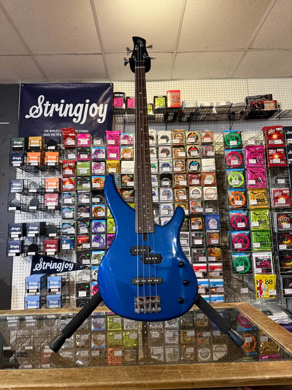 Yamaha TRBX174 4-String Bass Blue Metallic image 1