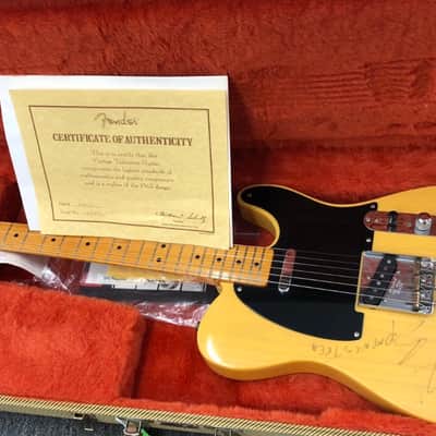 Fender Telecaster Signed By Bruce Springsteen 1996 Butterscotch Blond image 13