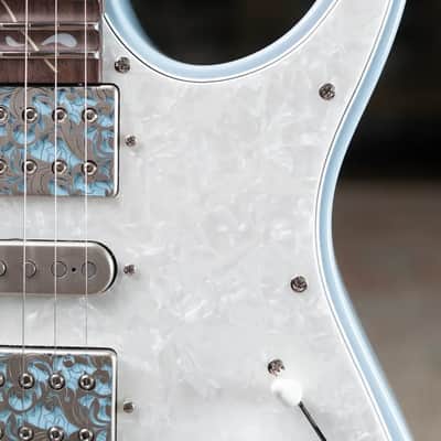 Ibanez PIA3761C Steve Vai Signature Electric Guitar - Blue Powder with Hardshell Case image 18