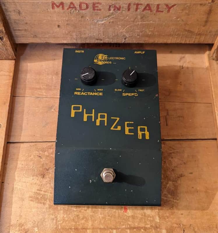 Electronic Sounds Phazer by Gary Hurst phaser metal box '70s image 1