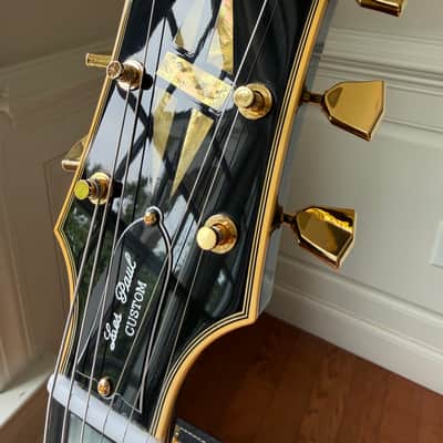 2026 Gibson Custom Shop Les Paul Custom ‘68 Reissue - Ebony Black image 8