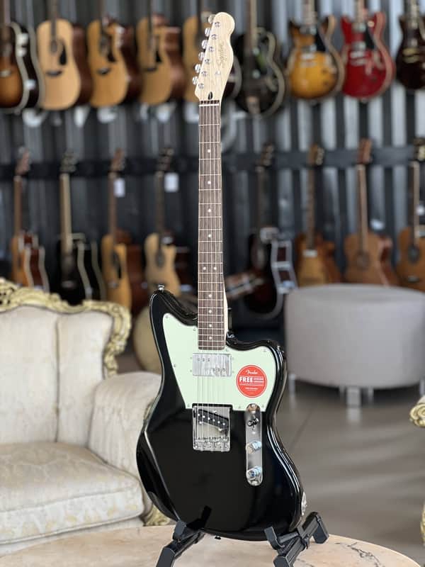 FENDER Squier FSR Paranormal Offset Telecaster SH Black image 1