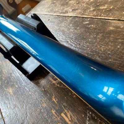 Vintage 1982 Japanese Yamaha SG800s Factory Metallic Blue w/ Vintage Leatherette Case image 14