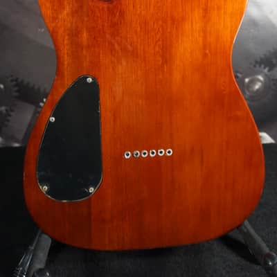 IYV Semi-Hollow Single-Cut Electric Guitar – Natural Finish image 11