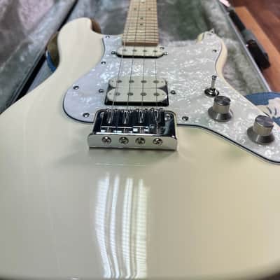 Risa ST 432 mini strat electric ukulele - Cream off white image 5