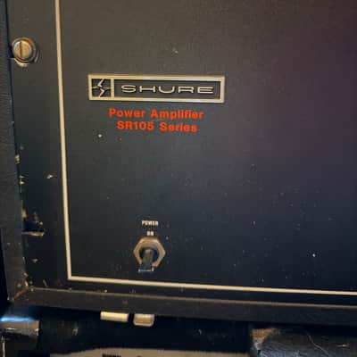 Shure SR105 Power Amplifier Rare Vintage image 7