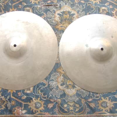 VINTAGE SUPER PAPERTHIN ZYN 14" Hi Hats! 492 & 597 Grams COMPLEX TONE image 1