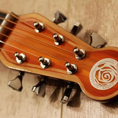 San Lorenzo Guitars Weiss 2017 - Carbon fiber body - Carbon/bamboo top - Lap steel image 4