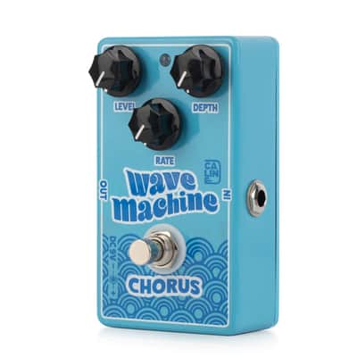Caline CP-505 Wave Machine Chorus Guitar Effect Pedal True Bypass Aluminum Alloy Casing Blue image 2