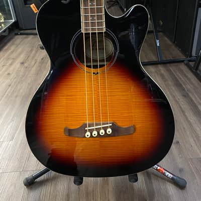 Fender 4 String Sunburst Acoustic/Electric Bass Guitar FA-450CE image 2