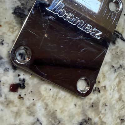 Ibanez Neck Plate - Chrome image 3