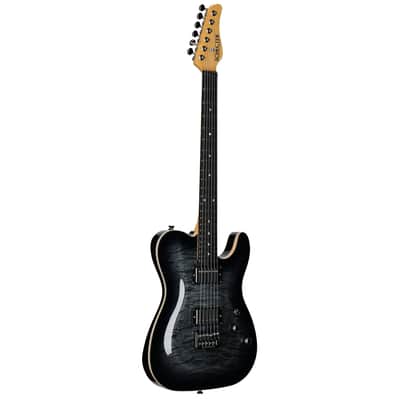 Schecter Japan PT Classic Electric Guitar (with Case), Transparent Fade Burst, Open Box (Very Good) image 2