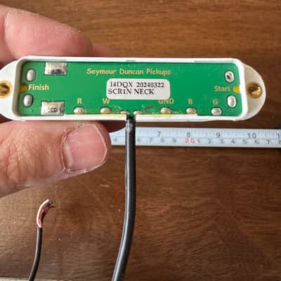 Seymour Duncan SCR-1n Cool Rails Strat Neck Pickup 2010s - White image 3