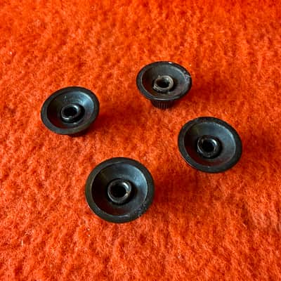 Gibson Witch hat volume tone knobs set 1967 - Silver top original vintage USA es335 sg Les paul image 2