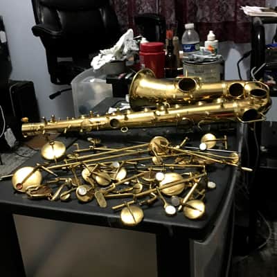 CONN GOLD PLATED ALTO STENBERG PORTRAIT RARE 1929 CHU BERRY FINISH 97% SAX SAXOPHONE ENGRAVING CRISP image 24
