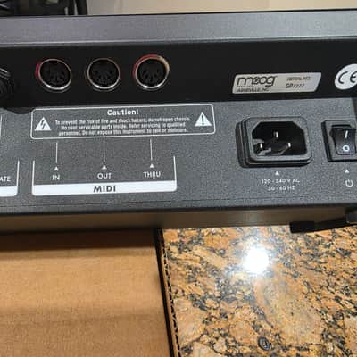 Moog Slim Phatty 2010s - Black + Rack Ears image 11