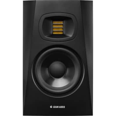 Adam Audio T5V 5" Powered Studio Monitor (Pair) with GFW-ISOPAD-SM Studio Monitor Isolation Pads, 2x 1/4" TRS Male to XLR Male Cables and 2x XLR Cables image 3