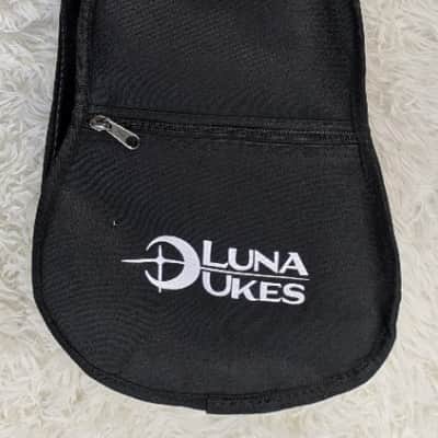 Luna Guitars Maluhia Peace Sign Tenor Ukulele Satin Natural Finish, UKE MALU image 8