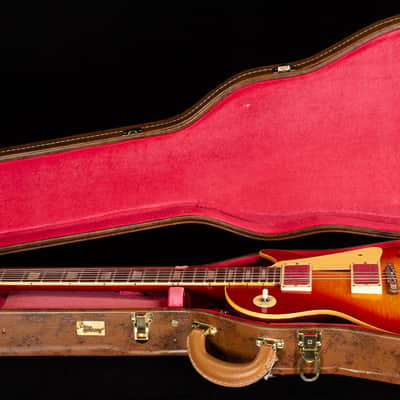 Gibson Custom Shop 1959 Les Paul Reissue Washed Cherry Sunburst Murphy Lab Ultra Light Aged (165) image 7
