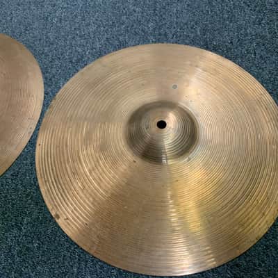 Sabian 14" B8 Hi-Hat Cymbals (Pair) 1990 - 2010 - Natural image 4