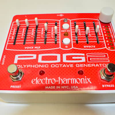 Electro-Harmonix POG2 Polyphonic Octave Generator Guitar Effect Pedal w/ Box image 2